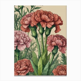 Carnations 2 Canvas Print