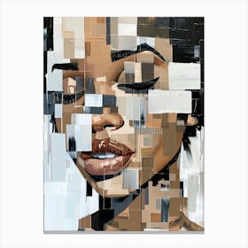 Abstract Portrait Of A Woman 49 Canvas Print