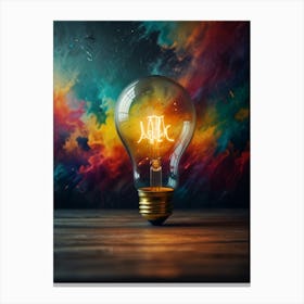 Light Bulb Canvas Print