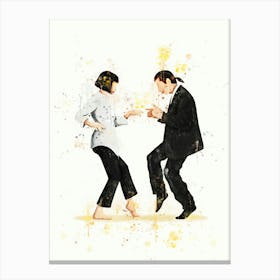 pulp fiction Dancers Canvas Print