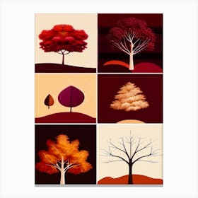 Autumn Trees, Autumn Collection Canvas Print