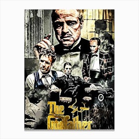 the Godfather movies 2 Canvas Print
