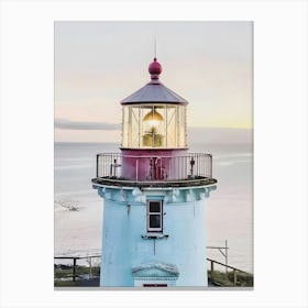 Lighthouse At Dusk 1 Canvas Print