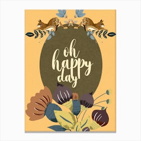 Happy Day Canvas Print