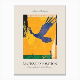 Hawk 1 Matisse Inspired Exposition Animals Poster Canvas Print