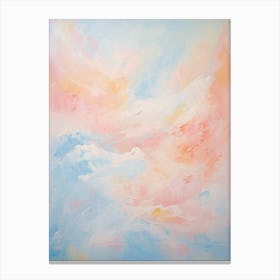 Pastel Abstract Painting 1 Canvas Print