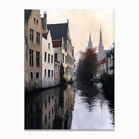 Bruges Canal 2 Canvas Print