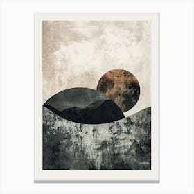 Peano Bauhaus Mid Century Canvas Print