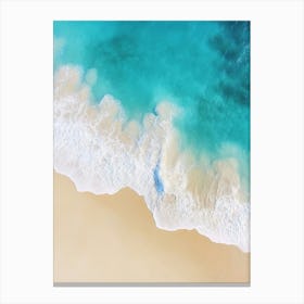 Aerial View Of A Beach 68 Canvas Print