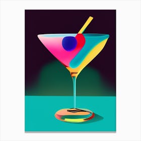 Jelly Bean Pop Matisse Cocktail Poster Canvas Print