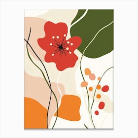 Abstract Floral Painting 31 Canvas Print