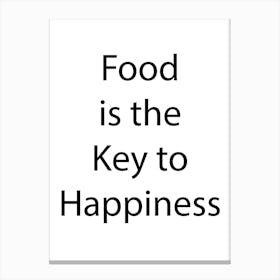 Food And Drink Quote 14 Canvas Print