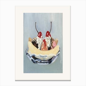 Banana Sundae Canvas Print