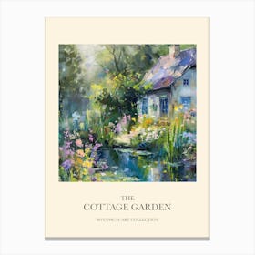 Cottage Garden Poster Enchanted Pond 10 Canvas Print