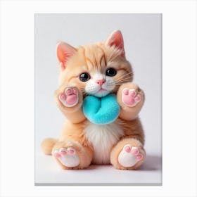 Cute Kitten 16 Canvas Print