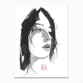 Monica Face Canvas Print