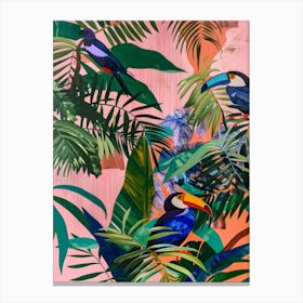 Tropical Birds Canvas Print