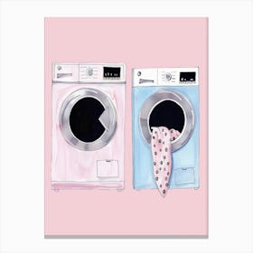 Two Washing Machines 4 Canvas Print