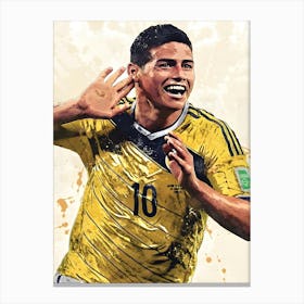 James Rodriguez Columbia 1 Canvas Print