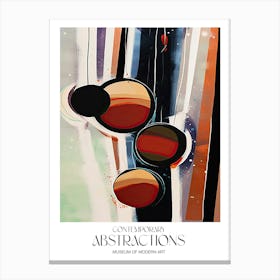 Cherries Painting Abstract 2 Exhibition Poster Canvas Print