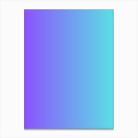 Blue And Purple Gradient Canvas Print