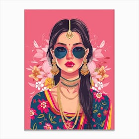 Indian Woman Canvas Print