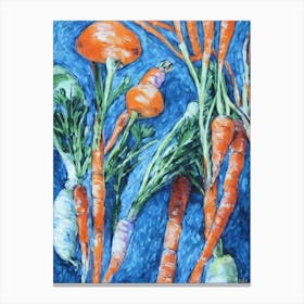 Carrots Classic vegetable Canvas Print