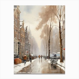 Amsterdam Street 1 Canvas Print