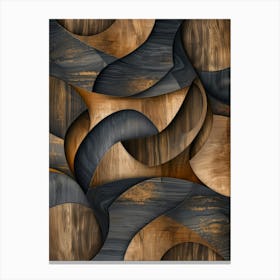 Abstract Wood 1 Canvas Print