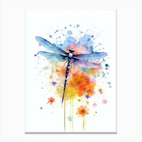 Sunset Dragonfly 5 Canvas Print