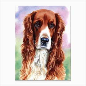 Cocker Spaniel 3 Watercolour dog Canvas Print