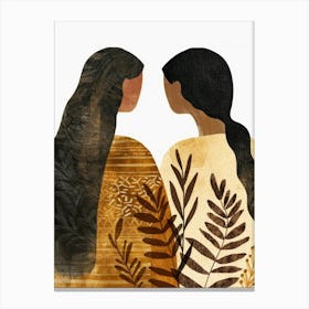 Two Women Canvas Print Canvas Print