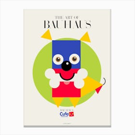 BAUHAUS FOR KIDS | DOGGIE Canvas Print