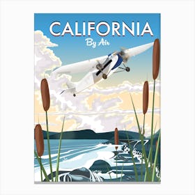 California By Air Canvas Print