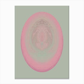 Pastel Harmony Pink Canvas Print