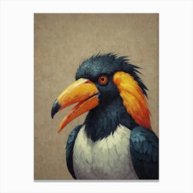 Hornbill Canvas Print