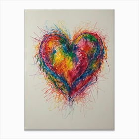 Heart Of Love 31 Canvas Print