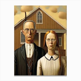 American Gothic Study Canvas Print