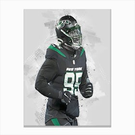 Quinnen Williams New York Jets Canvas Print