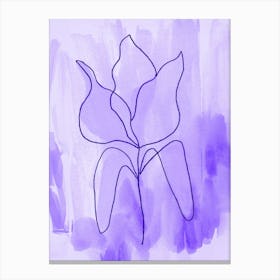 Tulip Lavender Canvas Print