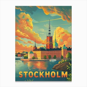 Stockholm Sweden 1 Canvas Print