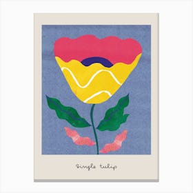 The Single Tulip Canvas Print