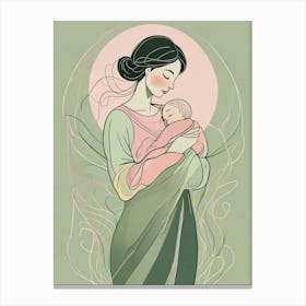 Motherhood Art Print (10) Canvas Print