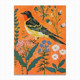 Spring Birds Swallow 5 Canvas Print