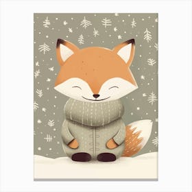 Cute Fox Canvas Print