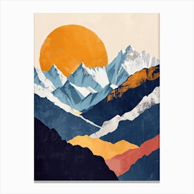 Ethereal Elevation: Minimalist Vision Canvas Print