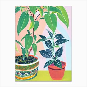Inchplant Eclectic Boho Canvas Print