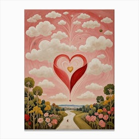 Valentine's Sky Canvas Print