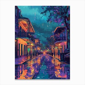 French Quarter Painting 3 Canvas Print