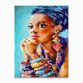 African Woman 16 Canvas Print